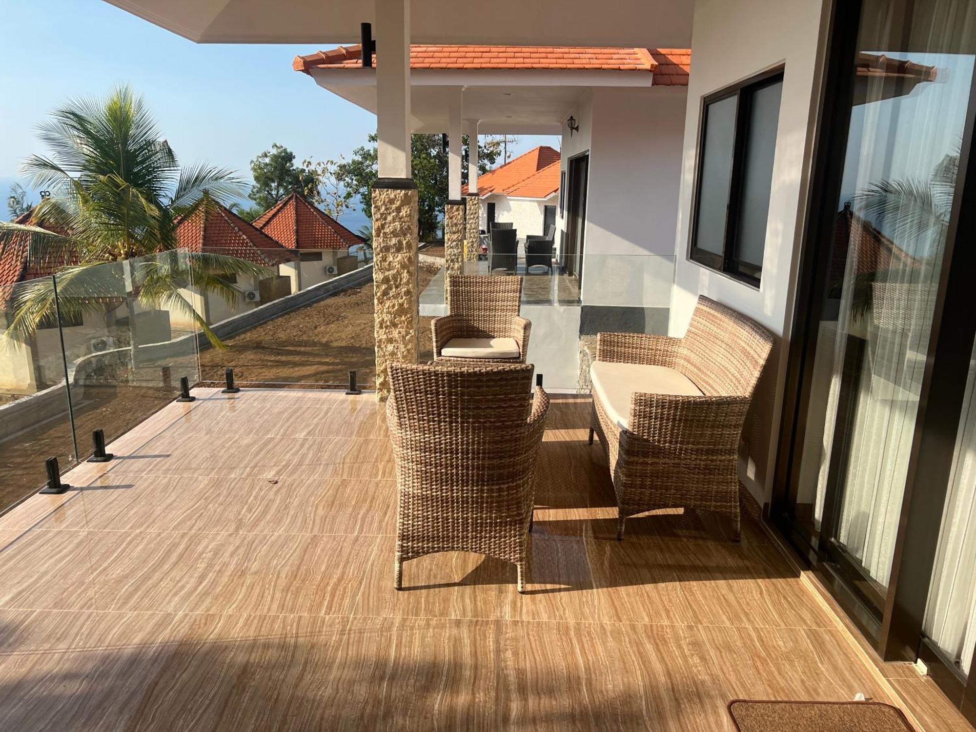 Bungalow Deluxe dengan Pemandangan Laut